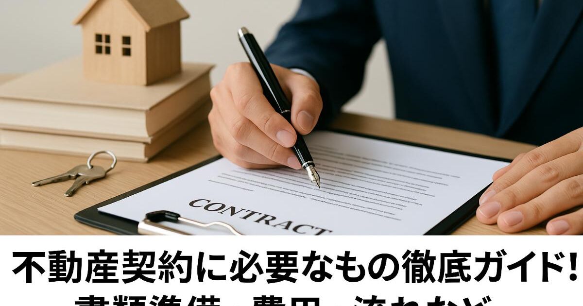 不動産契約に必要なもの徹底ガイド｜書類準備・費用・流れと注意点をわかりやすく解説 | コラム | 千代田区で賃貸物件や不動産のことなら株式会社 ...